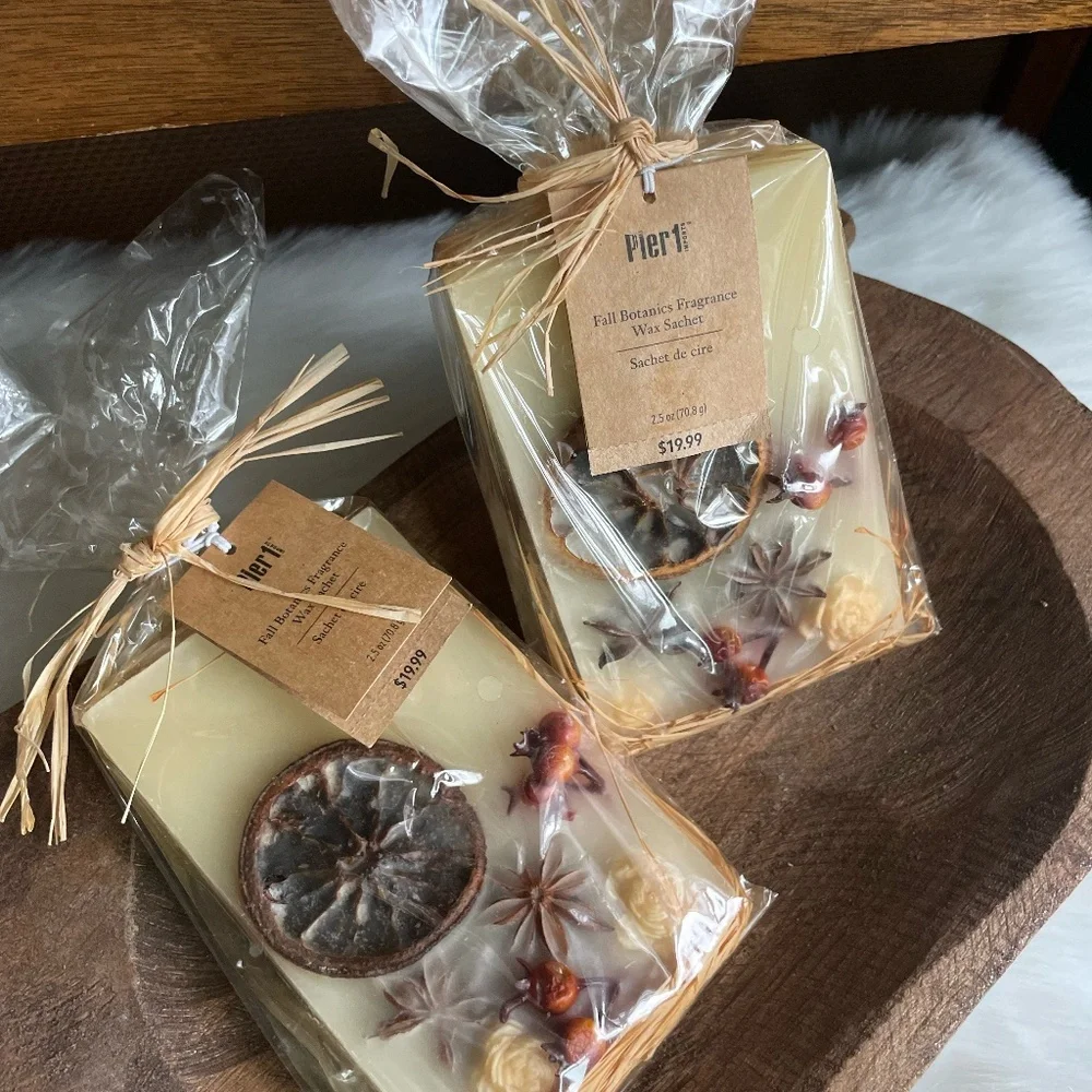 PIER 1 IMPORTS FALL BOTANICS FRAGRANCE WAX SACHET NEW (1 SACHET)